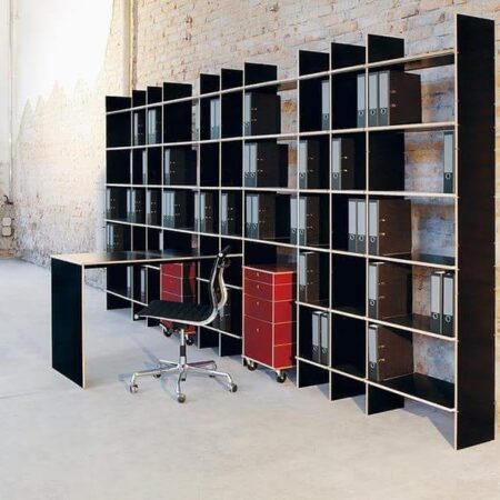 Roma 5 design example of a design bookcase